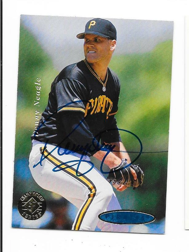 DENNY NEAGLE 1995 UPPER DECK SP AUTOGRAPHED SIGNED # 80 PITTSBURGH PIRATES - Image 1 of 1