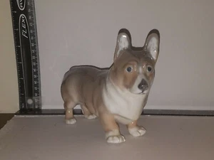 BEAUTIFUL VINTAGE ROYAL COPENHAGEN PEMBROKE WELSH CORGI 4593 DOG FIGURE FIGURINE - Picture 1 of 12