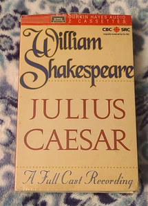 Unabridged William Shakespeare Julius Caesar Full Cast Recording Audio Cassette - Foto 1 di 9