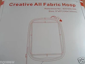 All Fabric Hoop 5"x5" 130x130mm PFAFF Creative 2140, 2170, 2144 #93-039340-44 - Picture 1 of 3