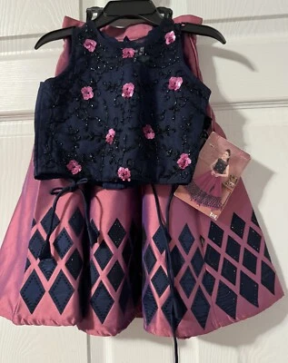 KIDS LEHANGA Chaniya CHOLI GIRLS ethnic party wear Indian DRESS LEHENGA  Size 18 - Image 1 of 4