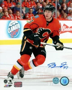 Sam Bennett Calgary Flames Signed Autographed Home Action 8x10 PF - Picture 1 of 1