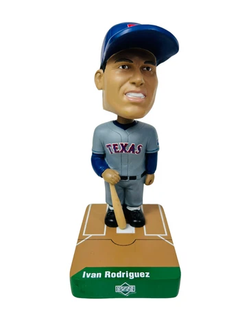 IVAN RODIGUEZ TEXAS RANGERS VINTAGE 2002 BALLPARK UPPER DECK BOBBLEHEAD Cover