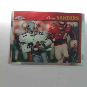 1997 Topps NFL Chrome FOOTBALL SET #3 Deion Sanders nmmt.CHROME CARD FREE SHIPPI - Picture 1 of 2