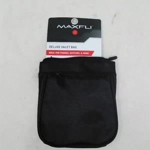 Maxfli Deluxe Valet Bag Easily Attaches to Golf Bag Ideal for Phones Watches - Picture 1 of 4