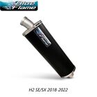 H2 Se/Sx Exhaust 2018-2021- Kawasaki- Blueflame Satin Black Single Port