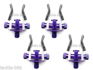 Purple Adjustable Fishing Tackle Rod Pod Butt Rest for Bite Alarms Bank Sticks - Picture 1 of 6