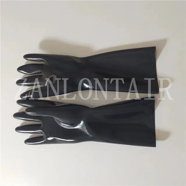 SEDUCTIVE SILHOUETTES Latex Rubber Sexy Short Gloves Unisex Seamless Fetish Wear One-Time Molding M