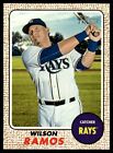 Wilson Ramos 2017 Topps Heritage #89 Tampa Bay Rays 25724 Baseball Card