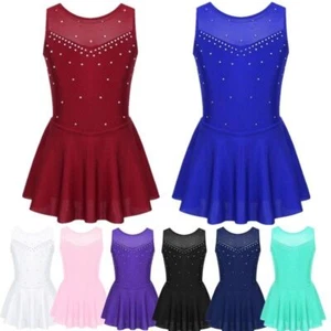 Kids Girls Dress Ballerina Dresses Junior Leotards Tulle Leotard Ballet Outfit - Picture 1 of 91