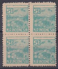 Sumatra DN 0130 block of 4 Republic Indonesia ex Dutch Indies