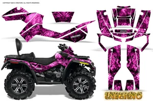 CAN-AM OUTLANDER MAX 500 650 800R GRAPHICS KIT DECALS STICKERS INFERNO P - Bild 1 von 1