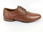 Topman Brown Leather Casual Lace Up Shoes Uk 6 Eu 40