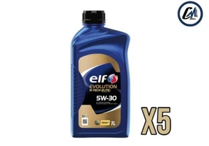 5L. OLIO MOTORE ELF EVOLUTION R-TECH ELITE EVOLUTION 5W30 ACEA C3 RN0700 R0710 - Imagen 1 de 4