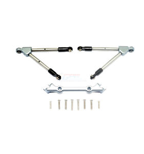 Aluminum Front Tie Rods with Stabilizer for Traxxas Rustler 4X4 VXL Upgrade Part