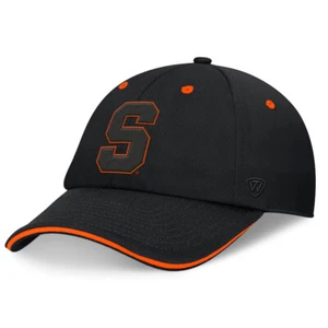 Men's Top Of The World Syracuse University Baseball Cap Hat Black One Size NEW - Picture 1 of 4