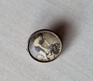 Insignia de alfiler vintage Jan Pijnenburg ciclismo década 1930 Juegos Olímpicos 1928 Amsterdam - Imagen 1 de 3
