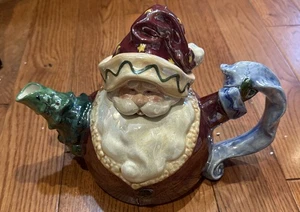 Blue Sky Santa teapot Tea Pot - Picture 1 of 7