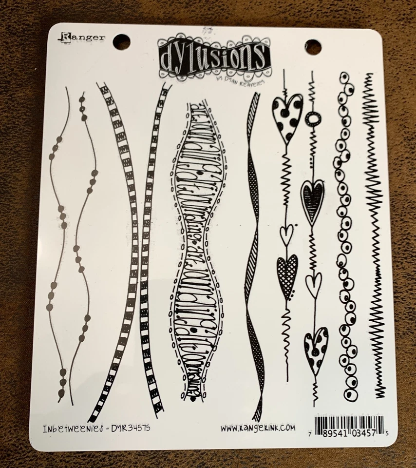 Ranger Dylusions Clings Stamps Dyan Reaveley In Betweenies DYR34575 - Imagem 1 de 4