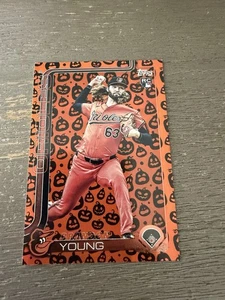 2025 Topps Update Series Brandon Young Jack O' Lantern (RC) #US97 Orioles - Picture 1 of 2