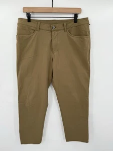 Lululemon Men’s ABC Pants Classic Fit Warpstreme Torino Sand Size 34x28 - Picture 1 of 7