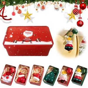 Campanella per albero di Natale pendente da appendere in lana lavorato a maglia decorazione albero di Natale, - Foto 1 di 30