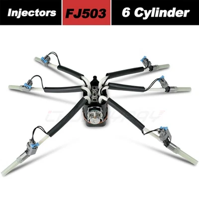 Inyector de combustible FJ503 Spider para motor GMC Savana 1500 1996-2004 4,3 L V6 Foto 1 de 4