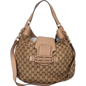 Gucci GG Monogram Horsebit Hobo Shoulder Bag Tasche - Bild 1 von 12