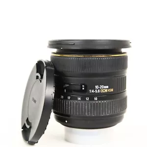 Sigma 10-20mm f/4-5.6D EX DC HSM - Nikon F-Mount Lens With Both Caps - Picture 1 of 7