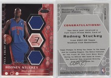 2007-08 Stadium Club Full Court Press Relics Dual /199 Rodney Stuckey Rookie RC