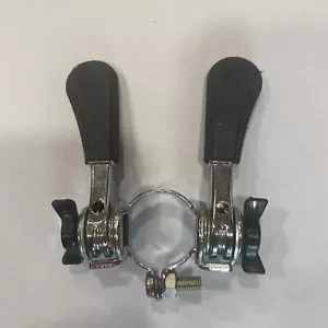 Vintage Simplex clamp-on down tube friction shifters VG - Picture 1 of 4