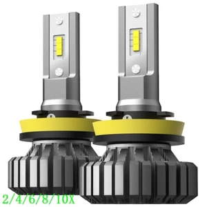 AUXITO H11 LED Headlight Fog Bulb White Low Beam Conversion 40000LM Bright 2/4X - Picture 1 of 22