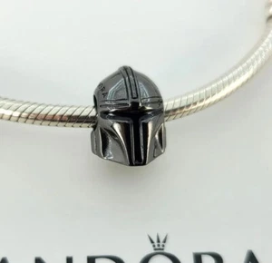 Pandora x Star Wars Mandalorianische Helm Charm-Anhänger💥 ECHTSILBER S925 - Bild 1 von 4