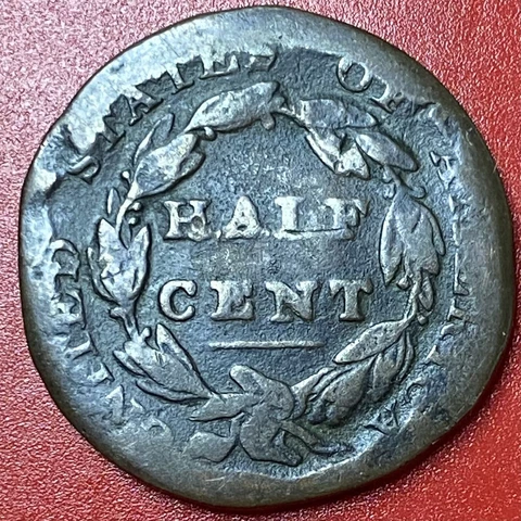 1828 CLASSIC HEAD HALF CENT 13 STARS Cover