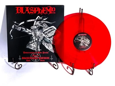 BLASPHEMY Live In Brazilian Ritual - Third Attack LP Red Vinyl Black Witchery - Image 1 of 4