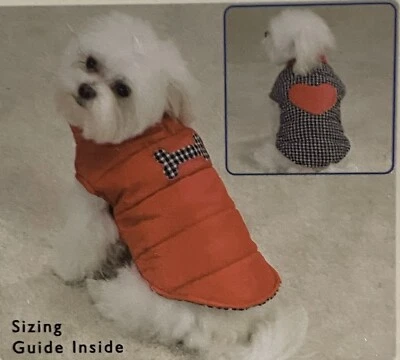 East Side Collection reversible dog Vest Size X-Small Teacup Tiny Dog Vest NEW - Image 1 of 4