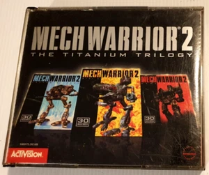 MECHWARRIOR 2 The Titanium Trilogy Rare 3 Game 3 Disc Set Vintage 1998 PC Games. - Picture 1 of 8