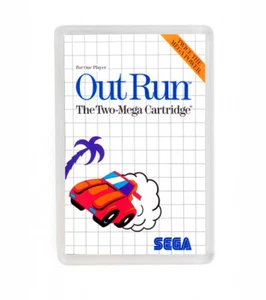 OUTRUN SEGA MASTER SYSTEM FRIDGE MAGNET IMAN NEVERA - Imagen 1 de 1