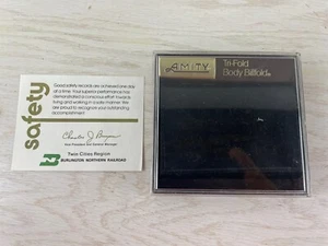 Amity Tri-fold Body Cowhide Split Billfold Burlington Northern Railroad - Bild 1 von 12