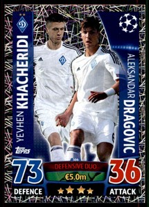 Match Attax Champions League (2015-16) Khacheridi / Dragovic Dynamo Kyiv No.306