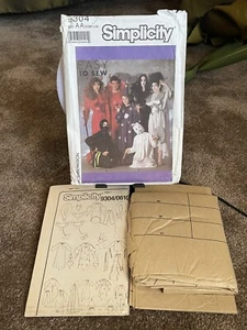 *UNCUT* Vintage 1989 Simplicity Costume Pattern #9304 - Size XSM, SM, M, LG - Picture 1 of 4
