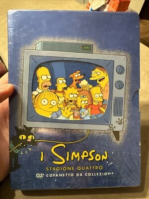 I Simpson Stagione quattro 4 COFANETTO GIFT SET 4 DVD CON BOOKLET MX0100 - Immagine 1 di 4