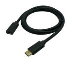 USB-C 3.1 Male to Female Fast Charging Gold Plated Data Sync Extension Cable