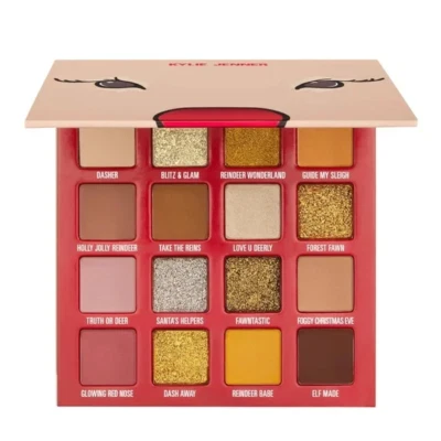 Kylie Jenner Cosmetics-Eyeshadow/Limited Edition Holiday Pressed Powder Palette - Image 1 of 2