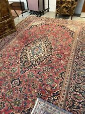 Antique Large Wool Carpet Mat Runner Rug Stately Home Size Chic Interior