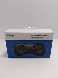 8BitDo M30 Mini 2.4G Wireless Rechargable Gamepad For Sega Genesis Mini - Picture 1 of 2