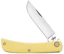 CASE XX KNIFE - SODBUSTER JR. # 032 - YELLOW HANDLES - CARBON STEEL - 3 5/8"