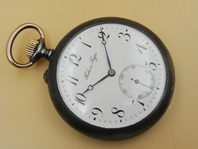 ANTIQUE PAVEL BURE Paul Buhre Royal Russian Empire Pocket Watch Enamel dial  - Image 1 of 4