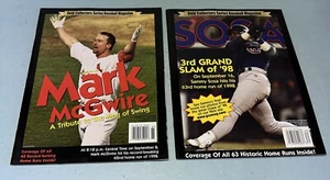 1998 Gold Collectors Series Baseball Magazine Mark McGwire & Sammy Sosa - Picture 1 of 12