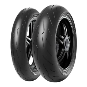 Coppia Gomme Pirelli Diablo Rosso 4 IV 120 70 17 58W ZR 180 55 17 73W ZR - Imagen 1 de 4